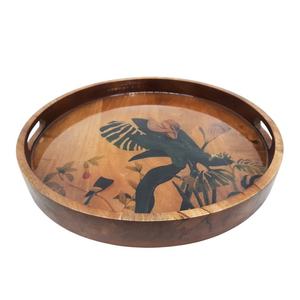 Plateau de service artisanal en bois, thème marbre, design moderne, luxe, pour la maison, la cuisine, les bijoux, décoration de mariage - Product Image 3