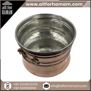 Cubo Decorativo de Espuma Premium con Patrones Metálicos Especiales para Accesorios de Baño Hammam y Equipos de Spa - Product Image 6