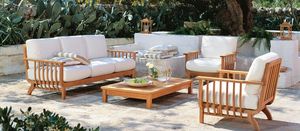 Juego de Sofás de Madera de Teca Premium para Exteriores, Muebles de Jardín y Patio, Fabricante Indonesio, Juego de Salón para Resort o Villa - Product Image 2