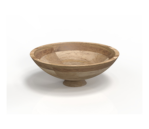 Bol de service décoratif en bois exclusif pour les espaces de restauration haut de gamme et les rassemblements élégants - Product Image 6