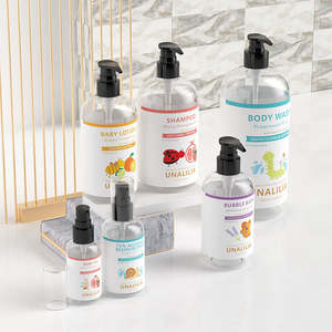 ขวดปั๊มพลาสติก PET ใสทรงบอสตัน ขนาด 2 ออนซ์ 4 ออนซ์ 8 ออนซ์ 12 ออนซ์ 16 ออนซ์ 33 ออนซ์ สำหรับบรรจุโลชั่น เจลอาบน้ำ แชมพู และเครื่องสำอาง - Product Image 3