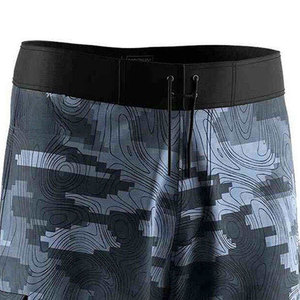 Shorts de pêche et de plage camouflage pour hommes, 100 % polyester, protection UV UPF100+, séchage rapide, pour le surf et la pêche à la ligne, avec poches - Product Image 6