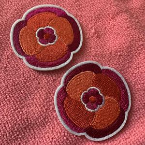 Élégant patch brodé thermocollant motif floral papillon pour casquettes de baseball, chapeaux, sacs, vestes, DIY, mode, vente en gros - Product Image 6