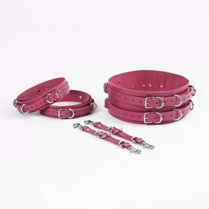 Export Quality Genuine Leather Restraints 16Pcs Sets Bulk <b>Bondage</b> <b>Kit</b> Full Grain Premium Sex Products RTTS-0018 - Product Image 3