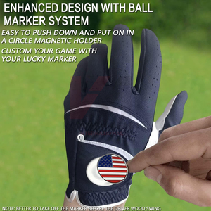 Gants de golf avec logo personnalisé, adhérence toutes saisons, fournisseur en gros de matériel de golf professionnel, service OEM pour importateurs et distributeurs - Product Image 4