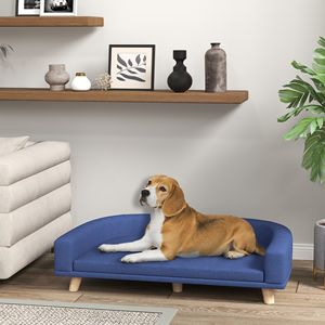 Divano Letto per Cani Blu con Cuscino Lavabile per Cani e Gatti di Taglia Grande, Letto Perfetto per Animali Domestici - Product Image 1
