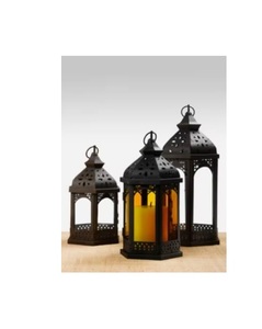 Linternas de Hierro de la Mejor Calidad al por Mayor, Linternas Decorativas de Alta Calidad para Exteriores, Linterna de Metal - Product Image 1