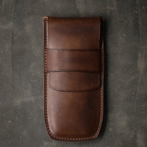 Vente en gros 2023 étui de montre en cuir rangement porte-montre en cuir souple étui de voyage étui de montre en cuir de protection - Product Image 5