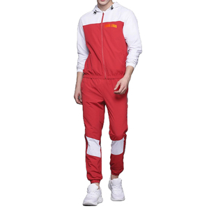 High Quality Men’s Windbreaker Suit <b>Zipper</b> <b>Jacket</b> and Pants Set Sportswear - Product Image 1