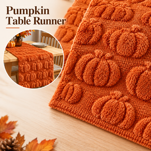 White Orange Pumpkin Polyester Durable <b>Table</b> Runner Fall Thanksgiving Halloween Dining Decoration Autumn Farmhouse Home Decor - Product Image 2