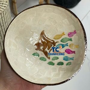Cuencos de Coco con Madreperla Pulida, Estilo Vintage, Ecológicos, Precio Económico, Certificación CE, Envío Aéreo y Marítimo, Venta al Por Mayor - Product Image 1