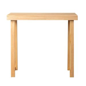 Consolle in Legno di Pino Massiccio da 91 cm per Ingresso, Tavolo Stretto per Divano, Arredamento per Corridoio e Soggiorno - Product Image 1