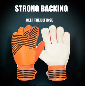 Gants de gardien de but en PU de haute qualité, vente en gros d'usine, pour adultes et jeunes, meilleure protection des doigts, gants de football en latex de haute qualité - Product Image 1