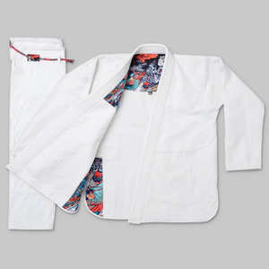 Kimono de Jiu-Jitsu brésilien premium 450 GSM en tissu perlé pour hommes, fabriqué au Pakistan - Product Image 3