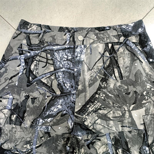 Shorts pour hommes en toile unie, design décontracté et personnalisé, écologiques, respirants, imperméables, coupe-vent, taille haute avec cordon de serrage - Product Image 4