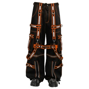 Pantalon Gothique Homme – Taille Élastique, Coupe Confortable, Style Urbain, Multi-Poches – Vente en Gros - Product Image 1