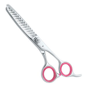 Ciseaux à effiler les cheveux professionnels de 6 pouces avec logo personnalisé, en acier inoxydable, pour salon de coiffure, outil de texturisation des cheveux - Product Image 1