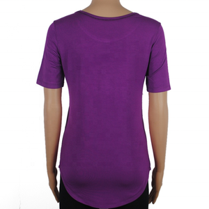 Camisetas de algodón para mujer, ropa elegante de marca de alta calidad, camisas elásticas - Product Image 3
