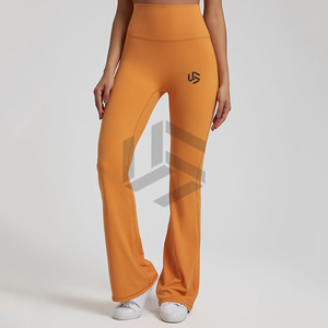 Women's High Waist Fast Drying Yoga <b>Leggings</b> Elastic Waist Closure Skinny Fitness Wear with Solid <b>Pattern</b> for Running - Product Image 5