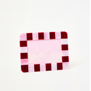 FAIZA CRAFT Artisan-Crafted Marble Effect Resin Photo <b>Frame</b> <b>with</b> UV Printing Wall <b>Mount</b> Horizontal Orientation - Product Image 5