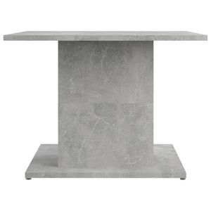 Mesa de Centro Pequeña de Concreto Gris con Madera Sintética, Estilo Contemporáneo para el Hogar - Product Image 4