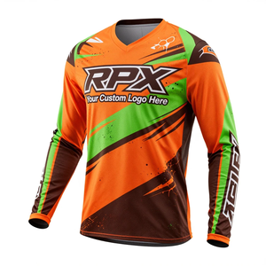 Maillot de motocross personnalisé en polyester, dernière collection, pour la course tout-terrain, vêtements exclusifs pour la moto et les courses automobiles, maillot de motocross - Product Image 3