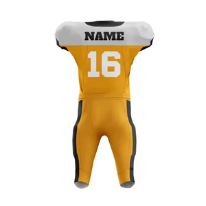 Vêtements de sport actifs durables en matériau premium, coupe athlétique, uniforme de football américain, maillot avec numéro 16 et pantalon - Product Image 6