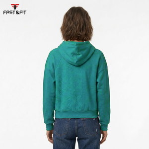 Sudaderas de Alta Calidad, Casuales, Lisas, Estilo Urbano, con Hombros Caídos, Transpirables, Tejidas, para Mujer - Product Image 5