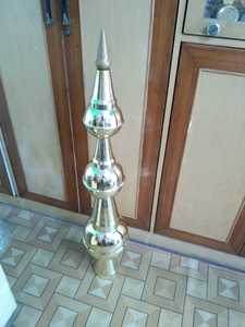 Kalash pour la décoration des temples et mosquées, présentoir architectural en laiton sur le sommet du minaret en laiton, à prix de gros et abordable - Product Image 3
