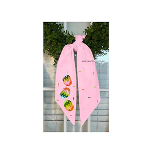 Guirnalda de Pascua con Diseño de Fichas de Mahjong, Bordada a Mano, Tela Crepé, Adornos con Cuentas, Huevos, Zanahorias y Conejitos, Accesorio Bonito y Colorido - Product Image 2