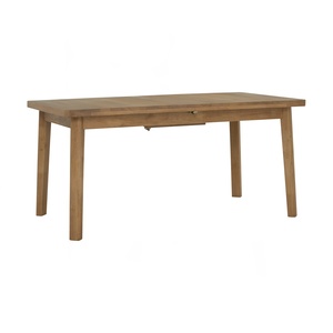 Modern Scandinavian Design Extendable Solid <b>Wood</b> Rectangular Outdoor Dining <b>Table</b> Butterfly Leaf <b>Folding</b> 6 Seater Kitchen - Product Image 3