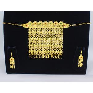 Ramadan spécial dubai ensembles de bijoux en or collier de mariée Martasha ensemble de bijoux indiens Bracelet boucles d'oreilles collier ensembles de bagues - Product Image 6