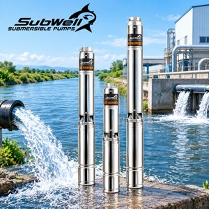 Bomba de Agua Sumergible para Riego Formosa Subwell, Eléctrica, Multietapa, de Acero Inoxidable, 4 Pulgadas, 1.5HP, 220V/380V, Impulsores de Plástico - Product Image 1
