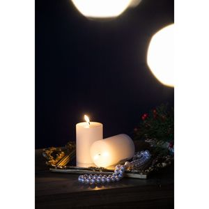 Set di 2 candele bianche senza fiamma LED con stoppino e telecomando Timer 3x4 ''categoria di prodotto - Product Image 6
