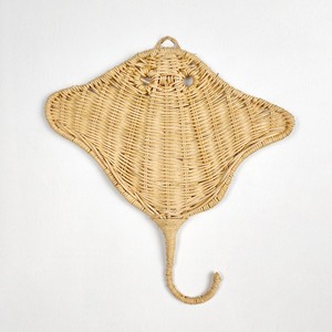 Pêcheur de requins en rotin tressé pour garçons et filles, meilleur choix d'accessoires pour enfants, prix abordable, décoration murale - Product Image 1