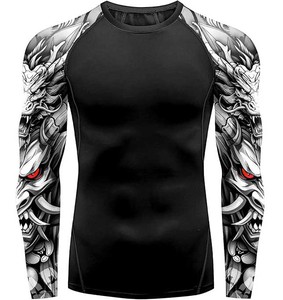 Tactical Rash Guard Long Sleeve <b>Compression</b> Top Durable Workout Gear Fitness Training Wear Europe USA 2026 - Product Image 4