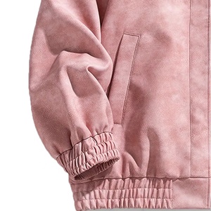 Gran oferta, chaqueta de cuero genuino personalizada para hombre con bolsillos con cremallera, estilo Hip Hop para el invierno, servicio OEM disponible - Product Image 4