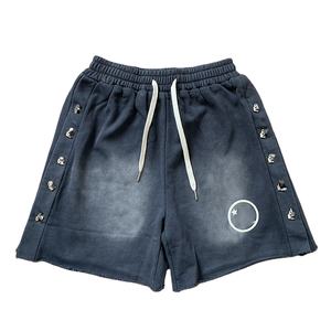 กางเกงขาสั้นผ้าฝ้ายสำหรับผู้ชายสไตล์วินเทจ - Product Image 6