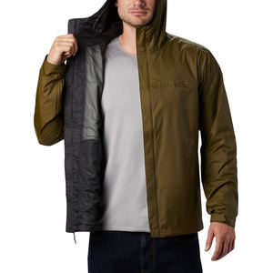 Custom Brand Label Coated Stand Front Windbreaker Set Cut Sew Activewear Outdoor <b>Jacket</b> Sportswear Hiking Trekking Packable - Product Image 5