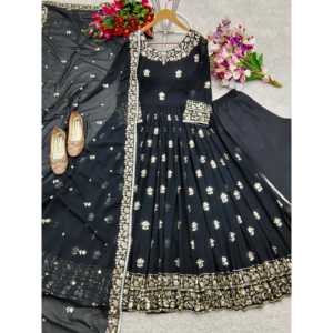 Muhteşem işlemeli Pent ve Dupatta parti elbise dizisi ile güzel balo elbisesi iş - Product Image 1