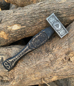 Mortal Blades Marteau de Thor Viking unique fait main en acier à haute teneur en carbone avec manche en bois de hickory gravé, Marteau de toiture, DIY OEM - Product Image 3
