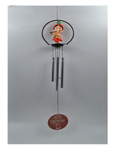 Campana de Viento Krishna Dhyan Bansidhar de 90 mm, Material PVC/ABS, Moldeada por Inyección, Campana Decorativa Moderna para Colgar, Feng Shui Espiritual - Product Image 1