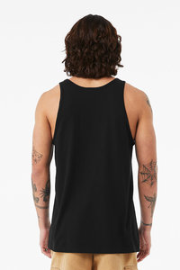 Camiseta sin Mangas de Algodón Gris para Hombre, Cuello Redondo, Informal, Tejida, de Color Sólido - Product Image 3