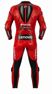 Combinaison de moto en cuir sur mesure de qualité supérieure MotoCP Racing 1 pièce, équipement de conduite avec bosse niveau 2 CE, fabriquée sur mesure - Product Image 2