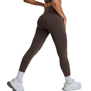 2024 Custom Logo Spandex Sportswear Women High Waist Yoga Pants Gym Workout Tight Fitness Clothings <b>Butt</b> <b>Lift</b> Yoga <b>Leggings</b> - Product Image 1