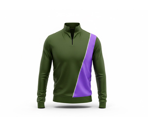 Wholesale Custom Quarter Zip Jacket for Football Teams for <b>Men</b> Women Youth Sportswear Quick Dry Team <b>Pullover</b> - Product Image 2