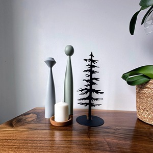 Black Metal Christmas <b>Tree</b> Table Object for Home Decor Shelf Display and Kids Room Decoration Purpose Handcrafted From India - Product Image 3