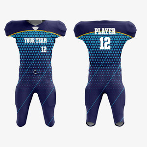 Impression par sublimation, transfert, maillot de football américain, vêtements d'équipe personnalisés, usine, uniforme de football américain haute performance - Product Image 1