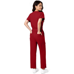 Conjunto de Uniformes Médicos para Mujer, Elástico en 4 Direcciones, Transpirable, que Absorbe la Humedad, Estilo Jogger - Product Image 4