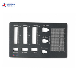 Grille de mesure de cartilage en acier inoxydable Sheen pour rhinoplastie, instrument de chirurgie plastique, fabricant CE OEM - Product Image 4